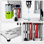 Mini Drill Press Benchtop Drill Press with B10 Chuck for Engine Model Making - stirlingkit
