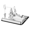 Solar Power Powered Toy Mini PumpJack Pumping Unit Model Car Diffuser