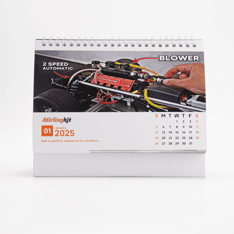 Stirlingklit 2025 Limited Edition Engine Model Calendar - stirlingkit