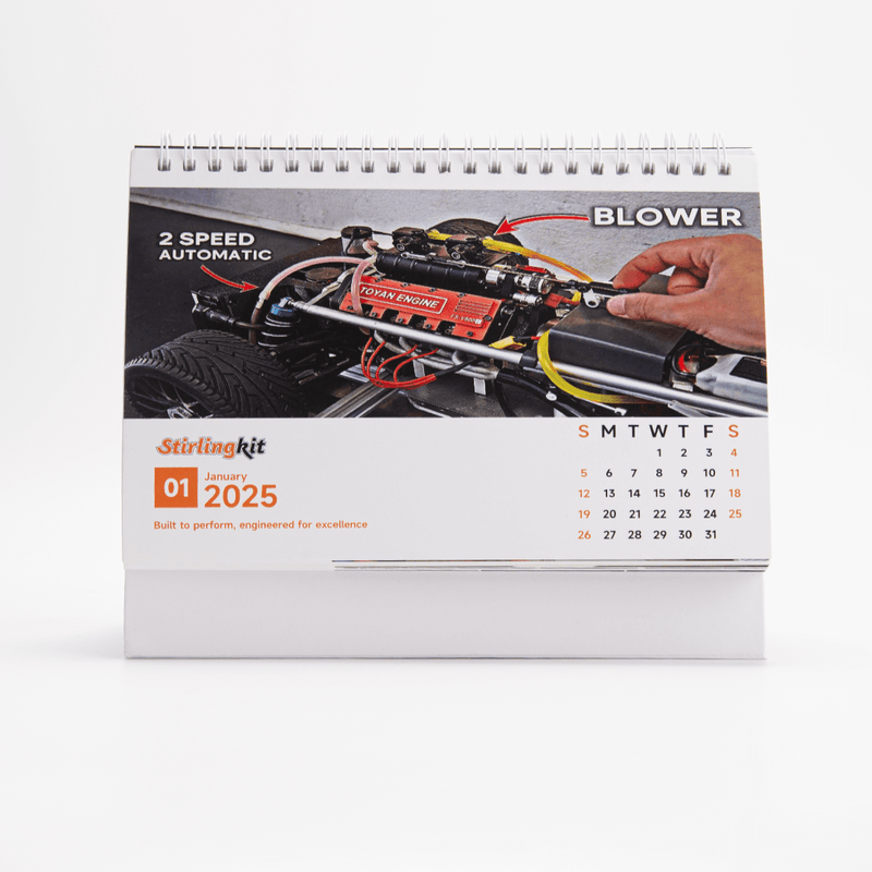 Engine Calendar Stirlingklit 2025 Limited Edition Engine Model Calendar - Stirlingkit