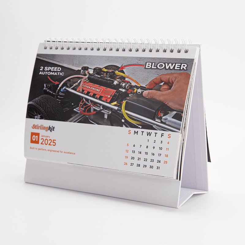 Stirlingklit 2025 Limited Edition Engine Model Calendar - stirlingkit