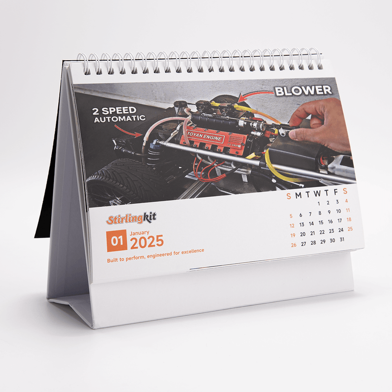 Engine Calendar Stirlingklit 2025 Limited Edition Engine Model Calendar - Stirlingkit