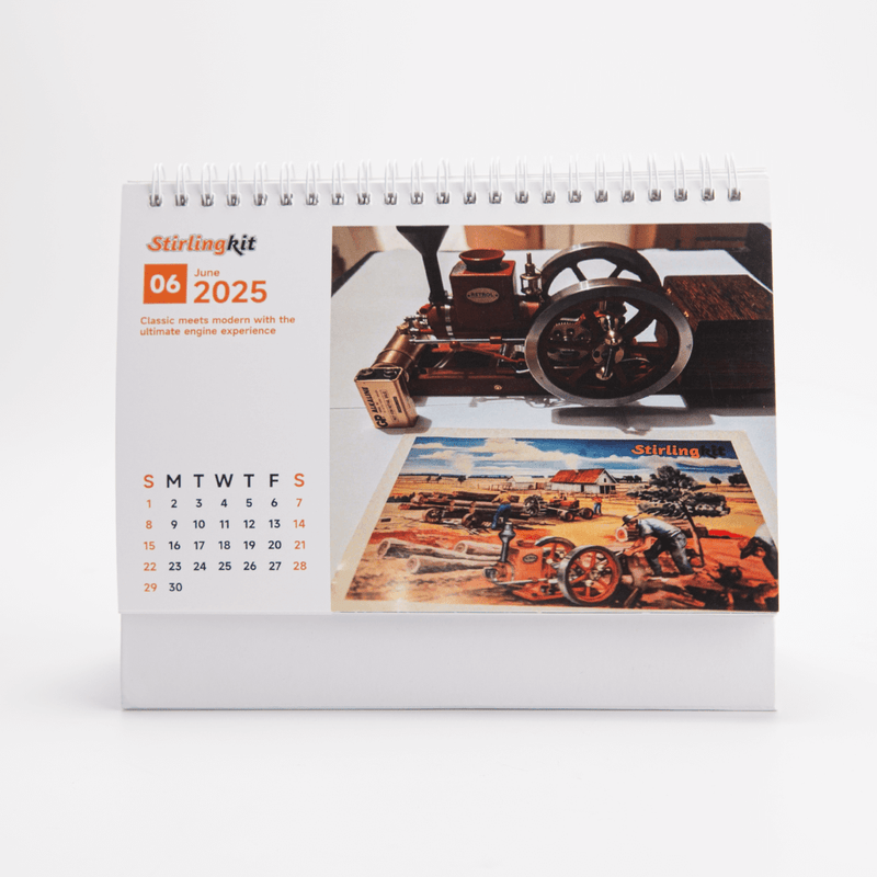 Stirlingklit 2025 Limited Edition Engine Model Calendar - stirlingkit
