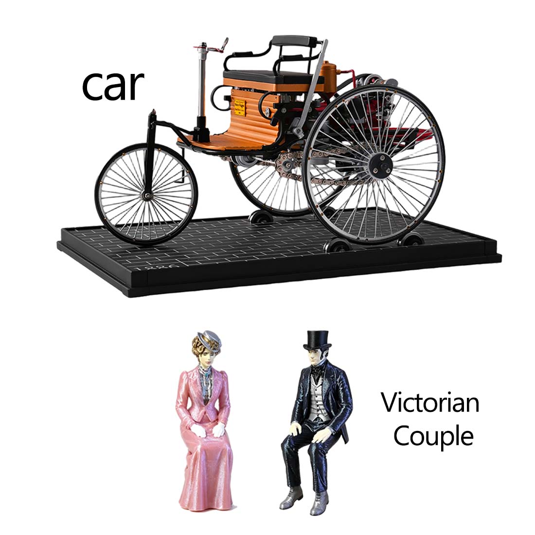 Teching World's 1st Car Build Your Own Automobile Model Building Kits 430pcs DM229 - stirlingkit
