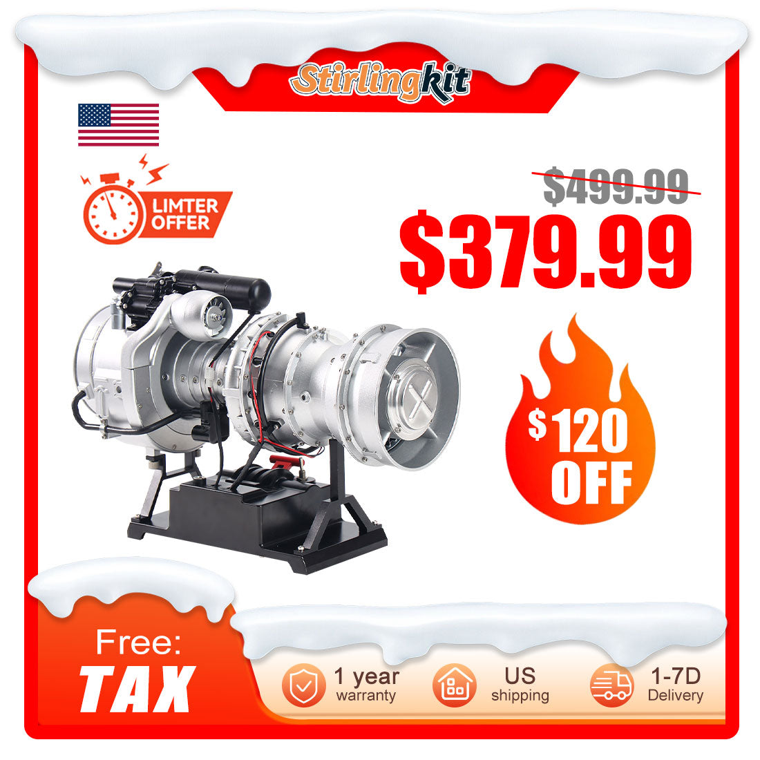 Teching T700 DIY Turboshaft Engine Model Build Your Own Military Engine Kit for Adults DM136