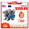 Teching V8 Mechanical Metal Assembly DIY Car Engine Model Kit 500+Pcs Educational Experiment Toy
