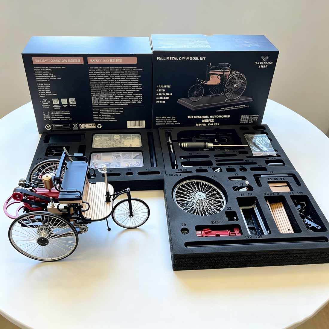 Teching World's 1st Car Build Your Own Automobile Model Building Kits 430pcs DM229 - stirlingkit
