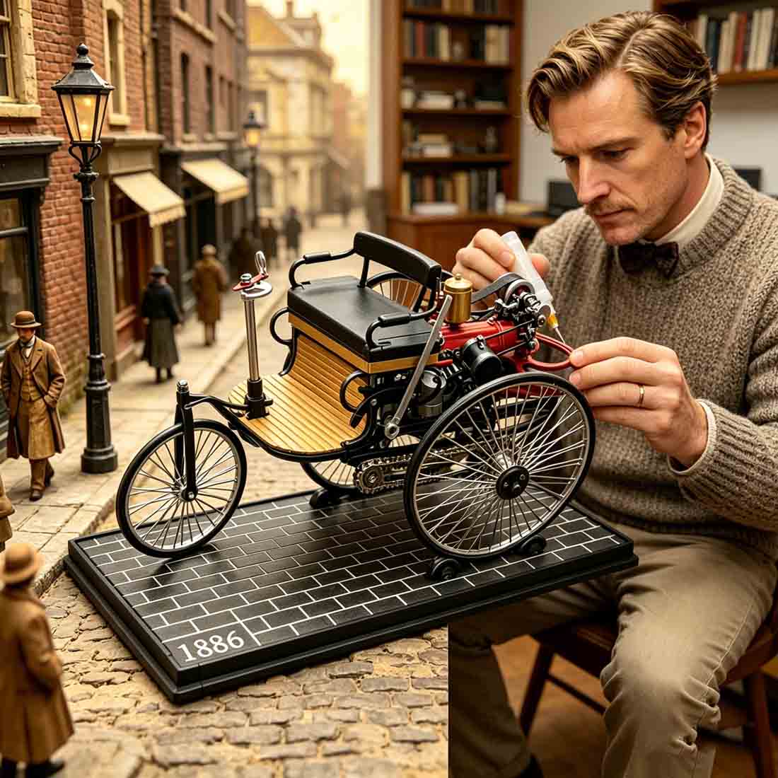 Teching World's 1st Car Build Your Own Automobile Model Building Kits 430pcs DM229 - stirlingkit