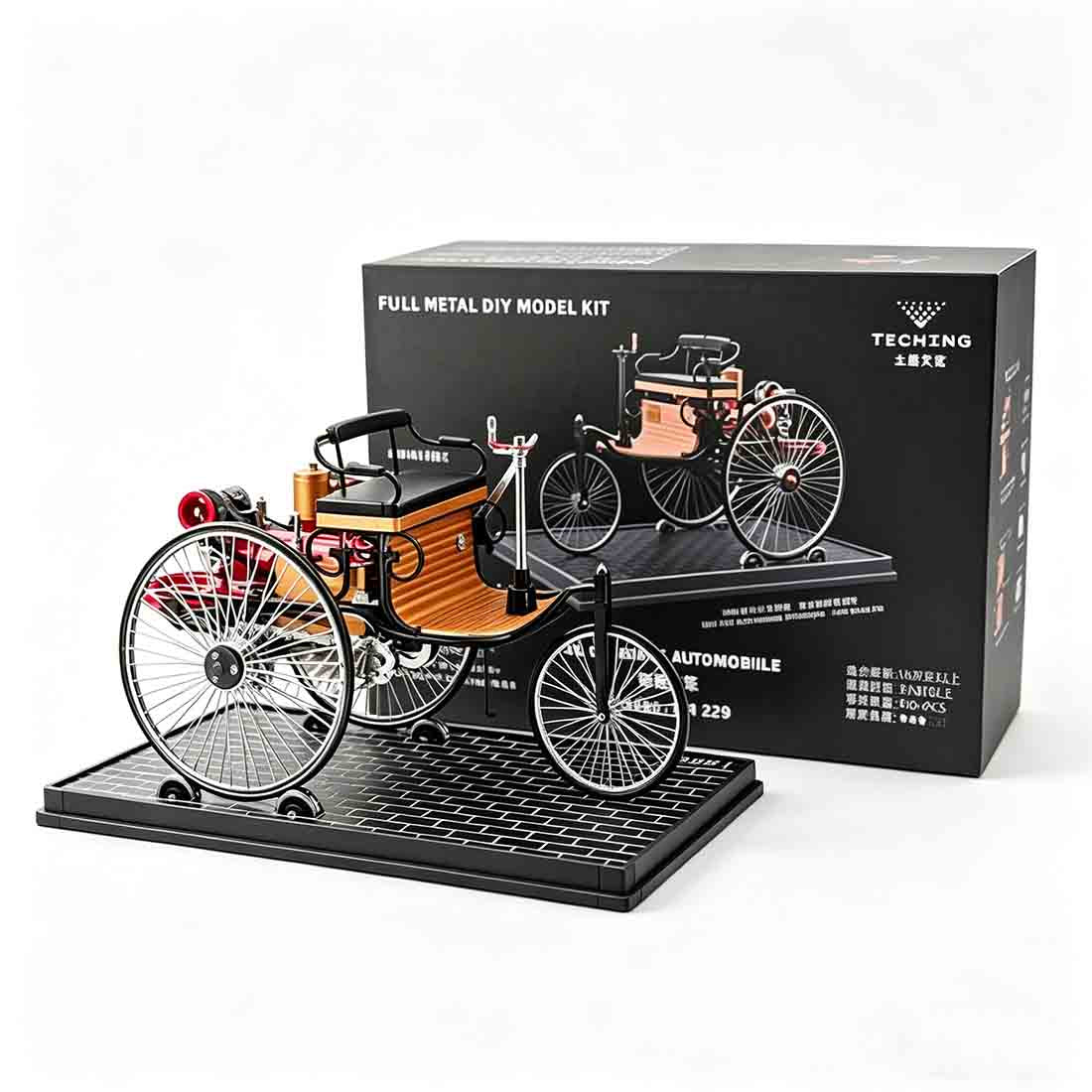 Teching World's 1st Car Build Your Own Automobile Model Building Kits 430pcs DM229 - stirlingkit