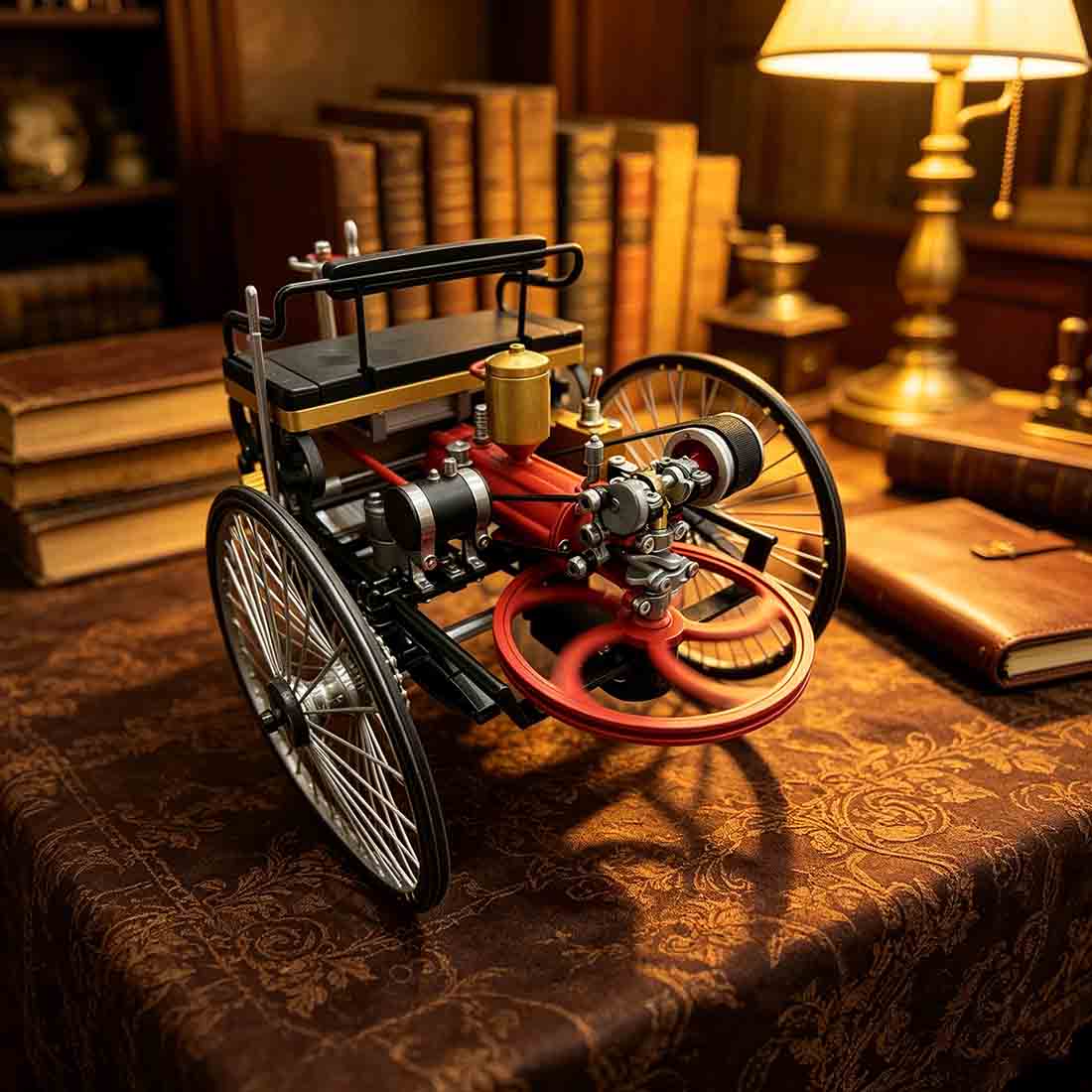 Teching World's 1st Car Build Your Own Automobile Model Building Kits 430pcs DM229 - stirlingkit