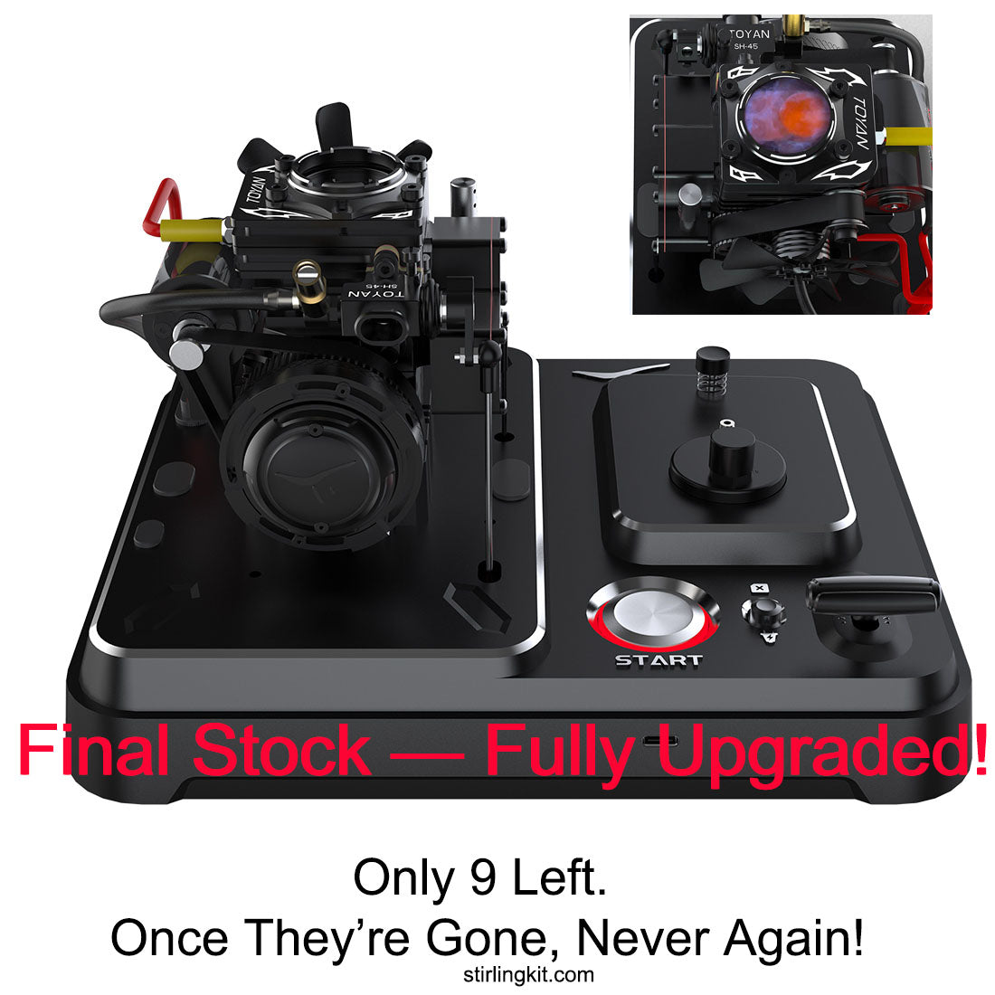 TOYAN FS-S100AT 4 Stroke Nitro General Engine Model Souvenir Version - stirlingkit