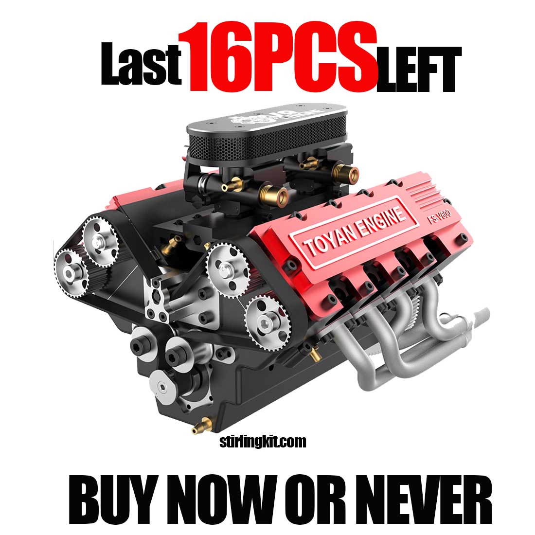 Toyan V8 Nitro Engine FS-V800 RC Engine Model Building Kits 28cc