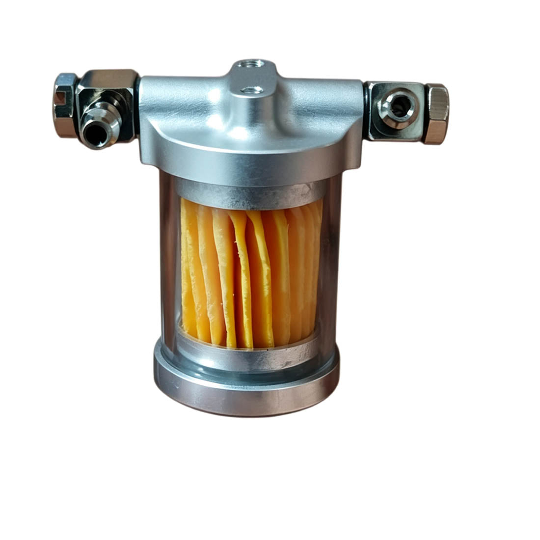 Upgrade Transparent Oil Filter for CISON V8 LS-52 Engines - stirlingkit