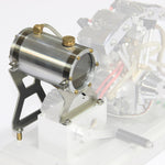 Upgrade Metal Engine Oil Reservoir for CISON FG-9VT V-twin Engine - stirlingkit