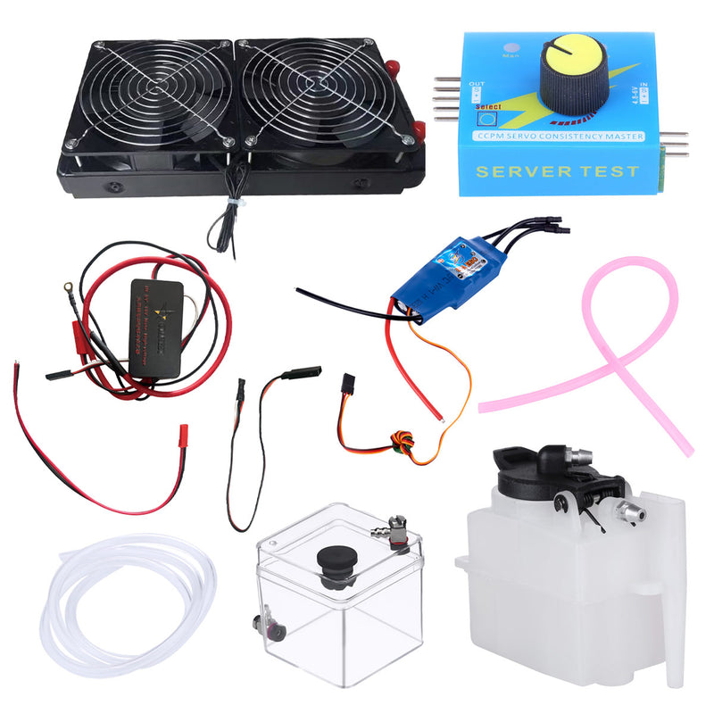 Water Cooled Radiator Cooling Sets for ENJOMOR GS-L4 Engine - stirlingkit