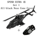 WOLFBUSH AW-911 Airwolf 1/34 Scale RC Helicopter Smart GPS 2.4G 9CH 6G/3D Stunt RC Airplane - stirlingkit