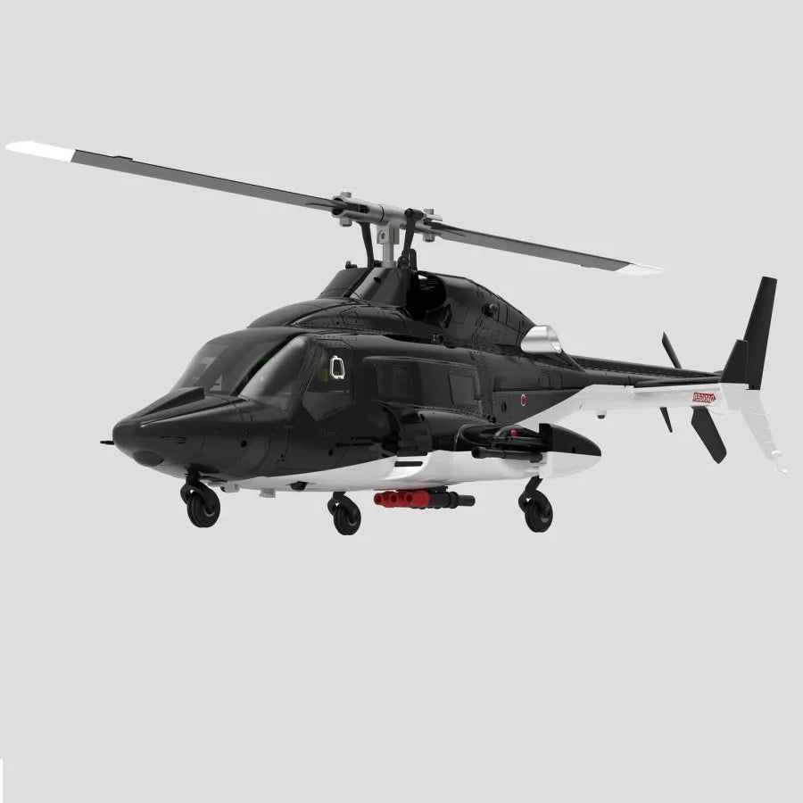 WOLFBUSH AW-911 Airwolf 1/34 Scale RC Helicopter Smart GPS 2.4G 9CH 6G/3D Stunt RC Airplane - stirlingkit
