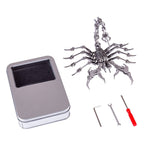 3D Metal Puzzle Scorpion DIY Model Kit Detachable 3D Jigsaw Puzzles - stirlingkit