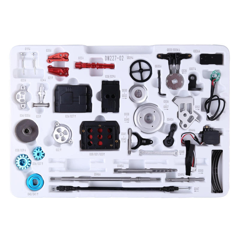 Teching Assembly Vintage Classic Car Metal Mechanical Model Toy with Electric Engine 310+pcs - stirlingkit