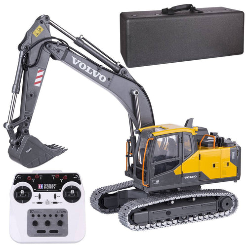 1/14 2.4G  RTR Metal Remote Control Excavator RC Engineering Construction Truck Vehicle - Electric Cylinder Version - stirlingkit