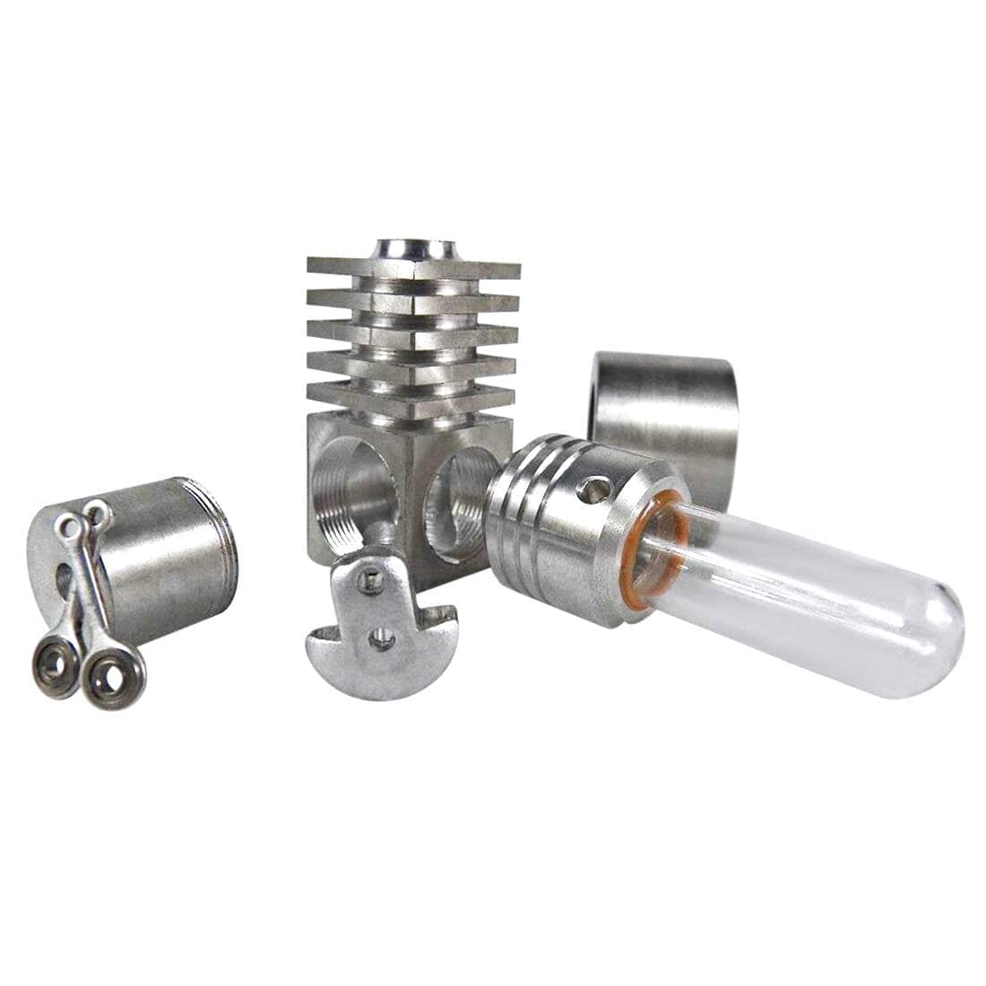 STEM Hot Air Engine Model Educational Toy Kits with Generator and LED Bulb - stirlingkit