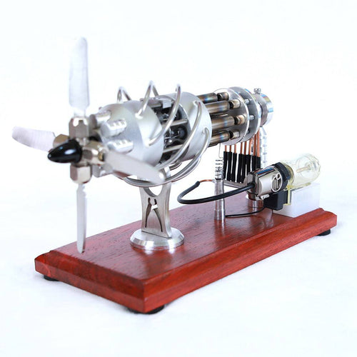 16 Cylinder Stirling Engine Model Creative Motor Engine Generator Toy Engine - stirlingkit