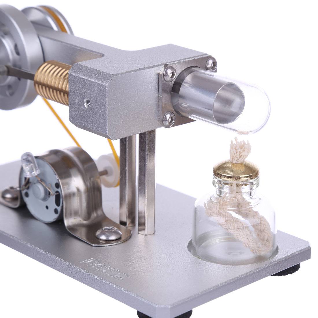 STEM Hot Air Stirling Engine Model Generator STEAM DIY Physics Science Experiment Kit - stirlingkit