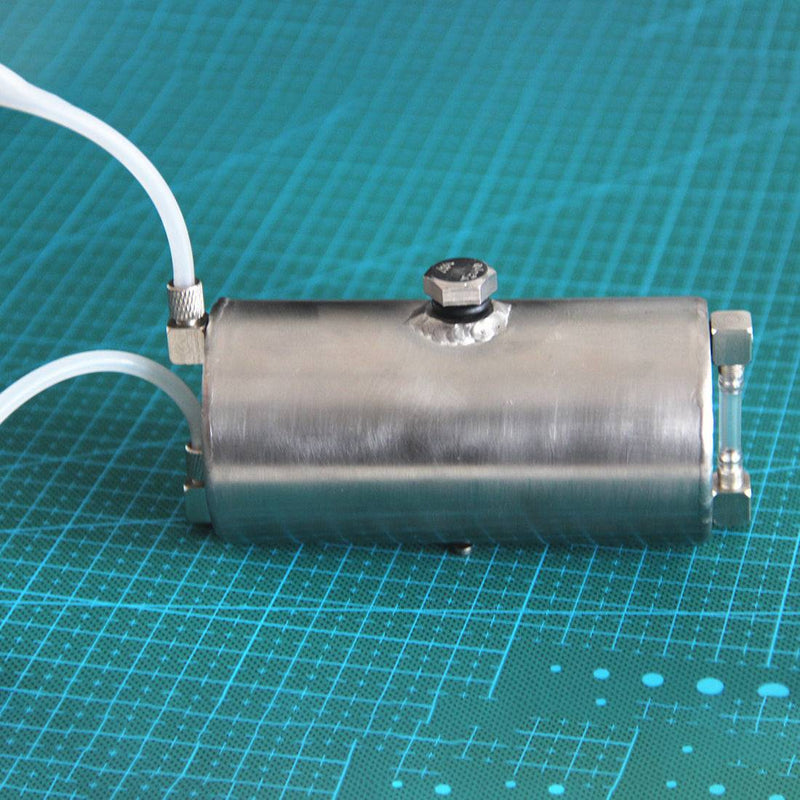 140ML/185ML Metal Fuel Tank for Gas Powered RC Car /Methanol Gasoline Engine Model - stirlingkit