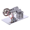 Metal Stirling Engine Model External Combustion With Light Bulb Developmental Toy - stirlingkit