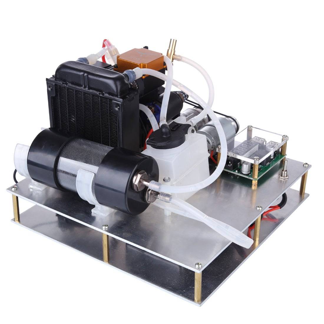 Modified Generator DIY TOYAN Methanol Engine Model Modified into Micro Water-cooled ...