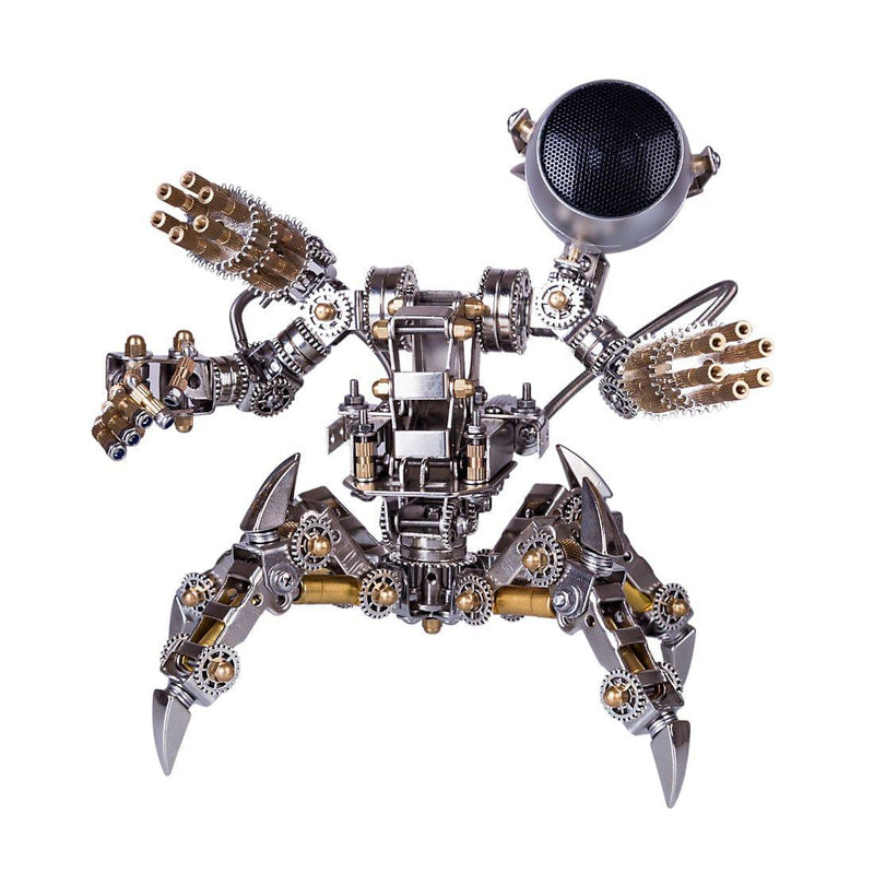 313Pcs DIY Stainless Steel 3D Puzzle Model Set Magnetic Mecha Model Bluetooth Speakers - stirlingkit