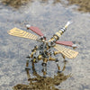243Pcs Metal Insect Puzzle Model Kit 3D DIY Mechanical Assembly Jigsaw Crafts - Dragonfly - stirlingkit