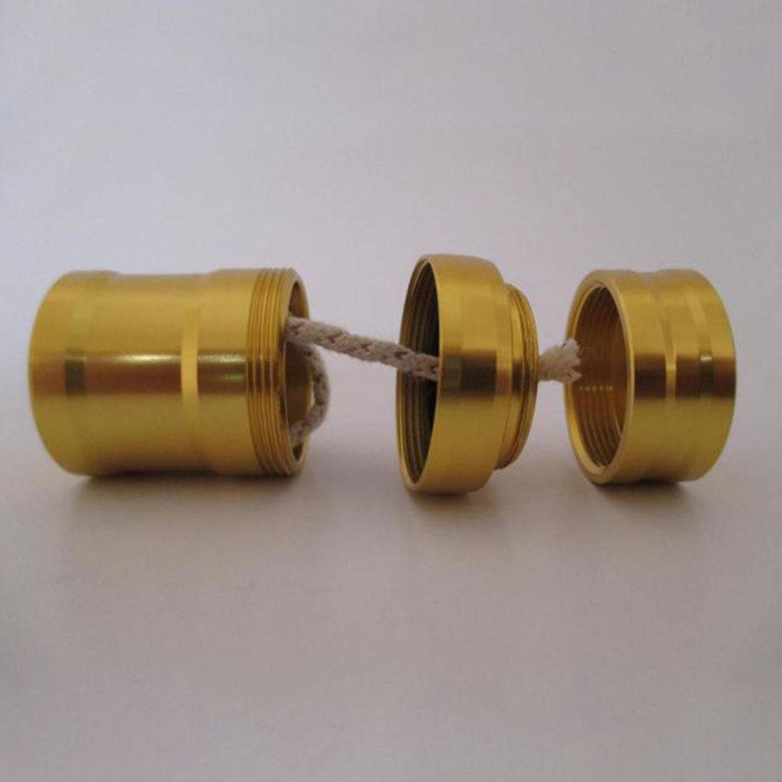 28 x 45mm 10ML Mini Aluminium Alcohol Lamp for Stirling Engine Model - stirlingkit