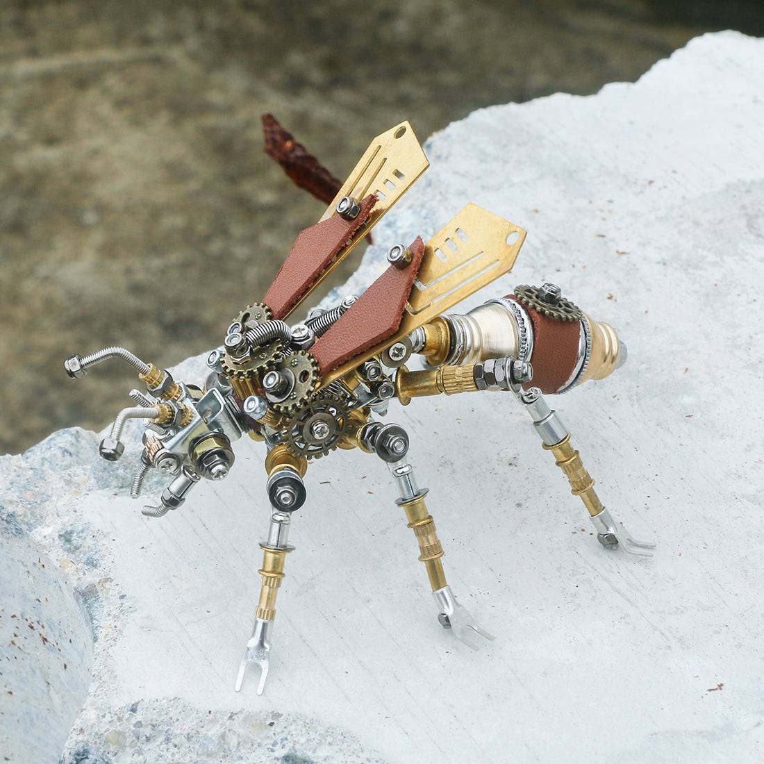 290Pcs Metal Insect Puzzle Model Kit 3D DIY Mechanical Assembly Jigsaw Crafts - Termite - stirlingkit
