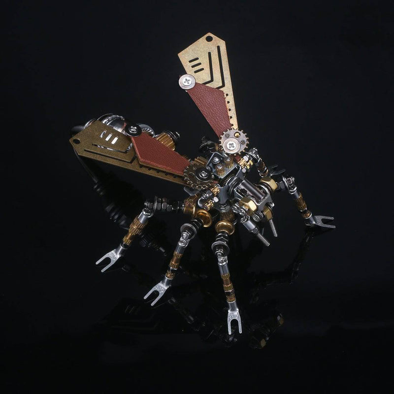 295Pcs Metal Insect Puzzle Model Kit 3D DIY Mechanical Assembly Jigsaw Crafts - Wasp - stirlingkit