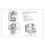 Water Cooled 4 Stroke RC Engine Toyan Four Stroke Methanol Model Engine - FS-S100(W) - stirlingkit