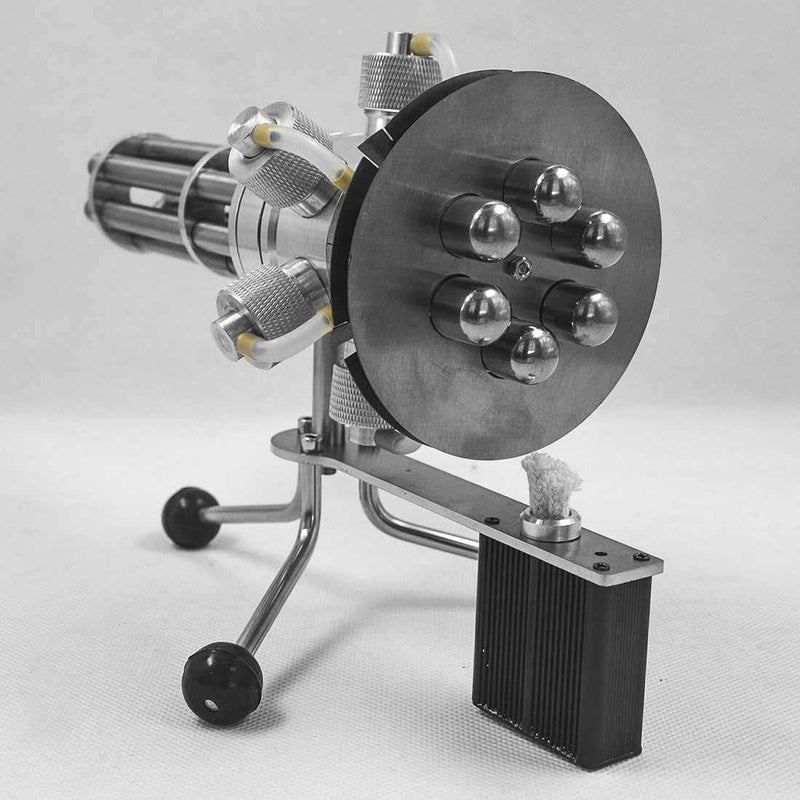 STEM Gatling 6 Cylinder Stirling Engine Model External Combustion Engine - stirlingkit