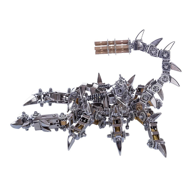 Metal DIY Assembly Model Kit 3D Stainless Steel War Scorpion Mechanical Model - stirlingkit