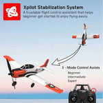 VOLANTEXRC 2.4G RC 4CH T-28 Trojan 400mm Wingspan Airplane with Xpilot Gyro- RTF - stirlingkit