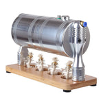 Steam Engine Model Retro Steam Generator Steam Boiler Educational Equipment STEM Science Toy - stirlingkit