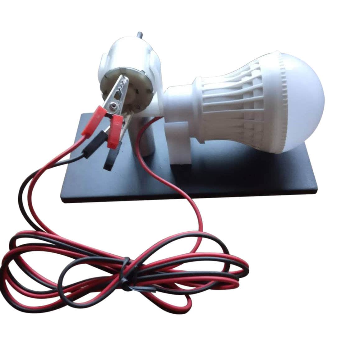 STEM Hot Air Engine Model Educational Toy Kits with Generator and LED Bulb - stirlingkit