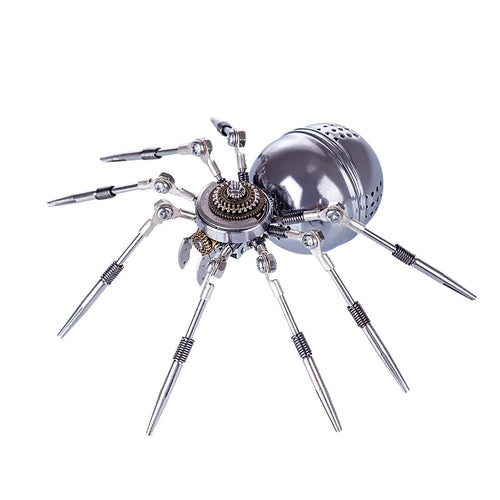 DIY Metal Mechanical Steel 3.0 Spider Assembly Puzzle Model Assembly Kit - stirlingkit