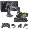 Huina 4-in-1 1/14 2.4G 22CH Wireless RC Excavator Grab Truck  Engineering Vehicle Toy Model - stirlingkit