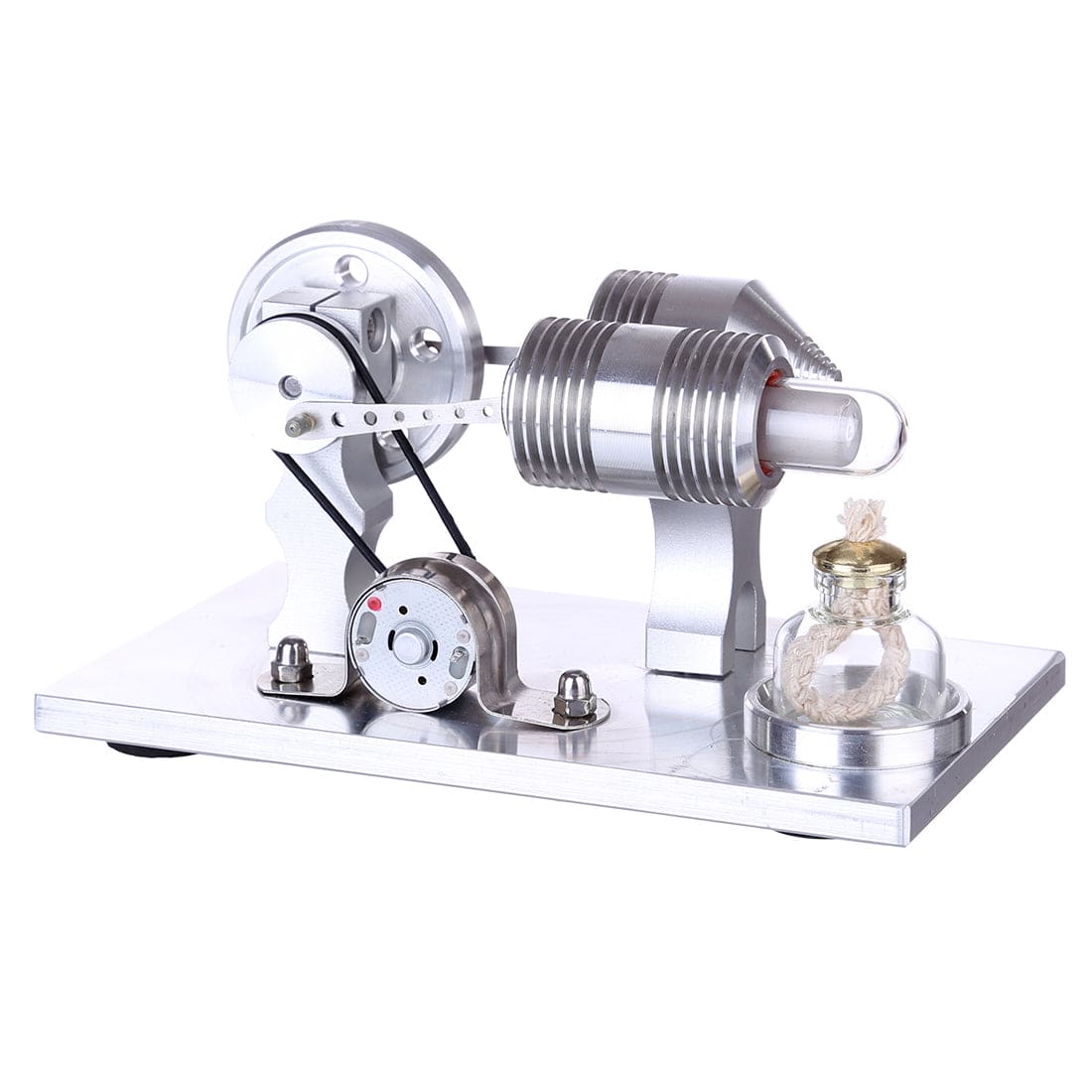 Double Cyclinder Stirling Engine Generator Model Science Experiment Steam Toy - stirlingkit