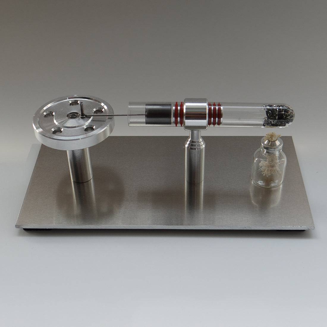 Hot Air Thermoacoustic Heat Stirling Engine Model Single Cylinder Generator Toy - stirlingkit