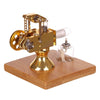 Mini Balance Type Stirling Engine Model with Quartz Hot Cylinder - stirlingkit
