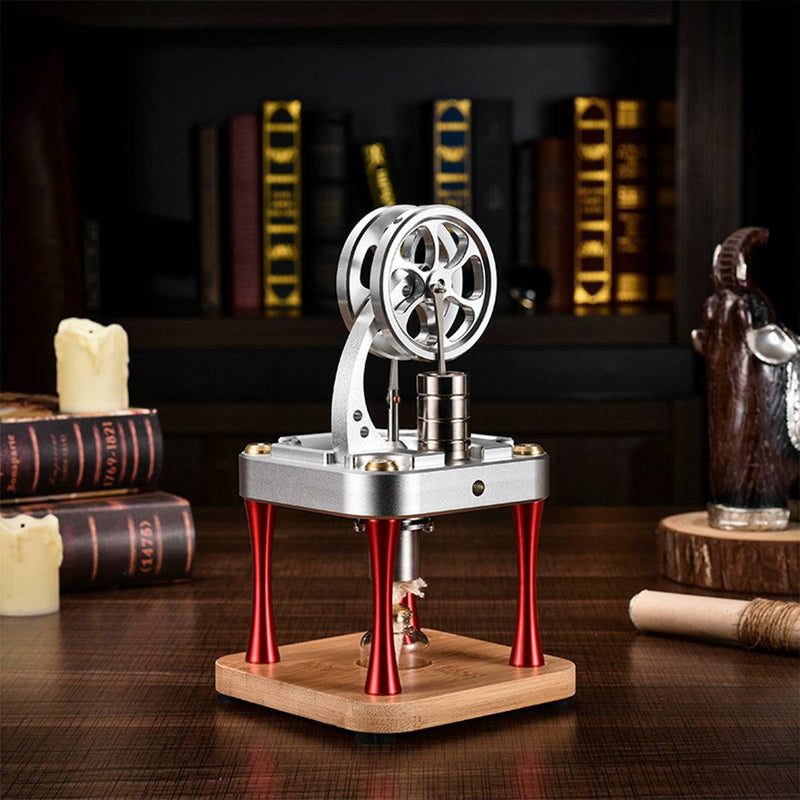 Water Cooled High Temperature Stirling Engine Model Metal Science Experiment Engine Toy - stirlingkit
