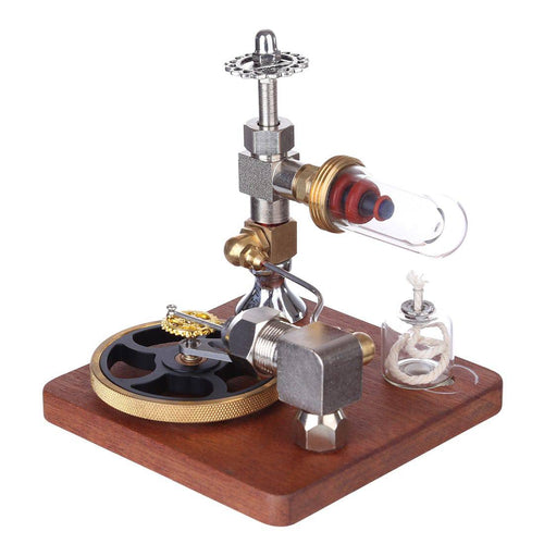 Adjustable Speed Stirling Engine Model with Horizontal Flywheel  Experiment Toy - stirlingkit