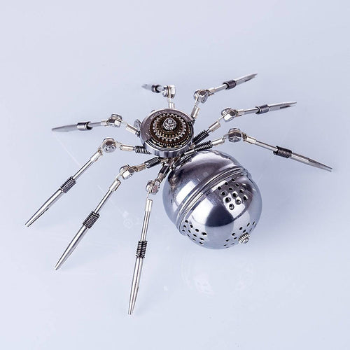 DIY Metal Mechanical Steel 3.0 Spider Assembly Puzzle Model Assembly Kit - stirlingkit