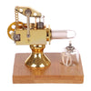 Mini Balance Type Stirling Engine Model with Quartz Hot Cylinder - stirlingkit